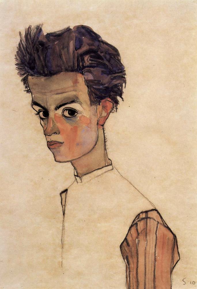 Self-portrait 1910 Painting by Egon Schiele Poster Print, Imagekind - Picture 7 of 25