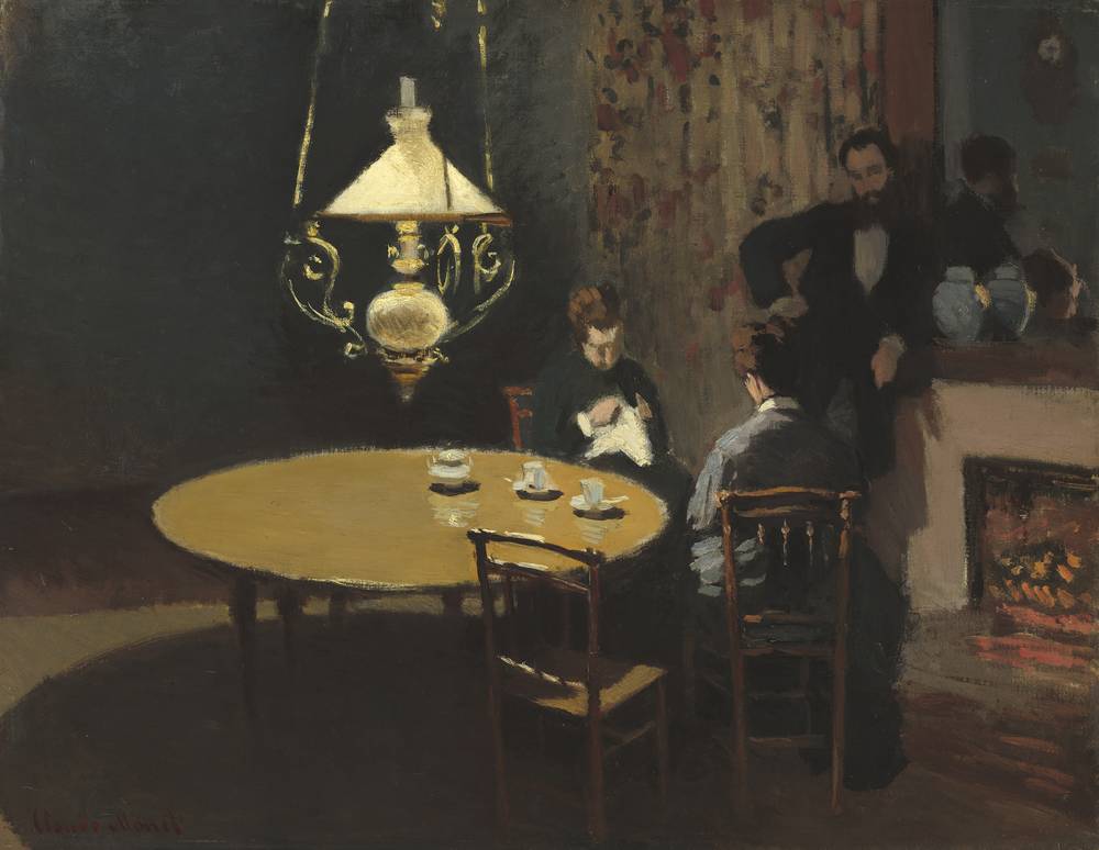 Interior, after Dinner Painting by Monet Classical Art Poster Print, Imagekind - Picture 7 of 20