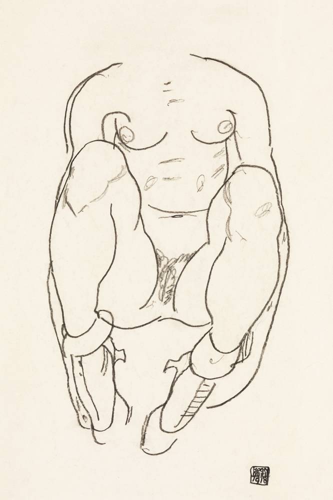 Torso of a Seated Nude Woman Classical Art Poster Print, Imagekind - Picture 7 of 20