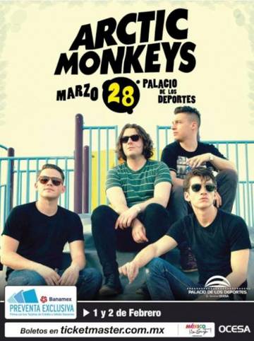 arctic monkeys en México 2012