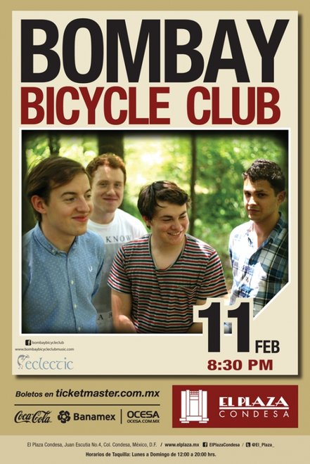 bombay bicycle club en mexico