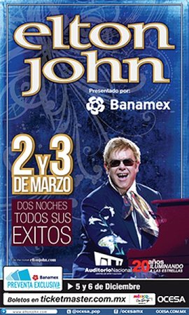 elton John en México 2012 elton John en México 2012