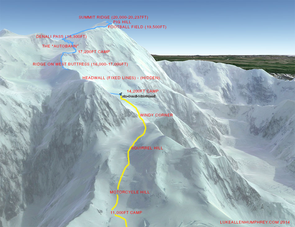 DENALI THE WEST BUTTRESS MAY 24thJUNE 6th 2014 LIGHT AND DARKNESS