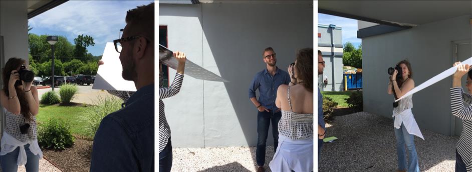 Tips for Photographing in Bright Sun // How to Use a Reflector in Photography