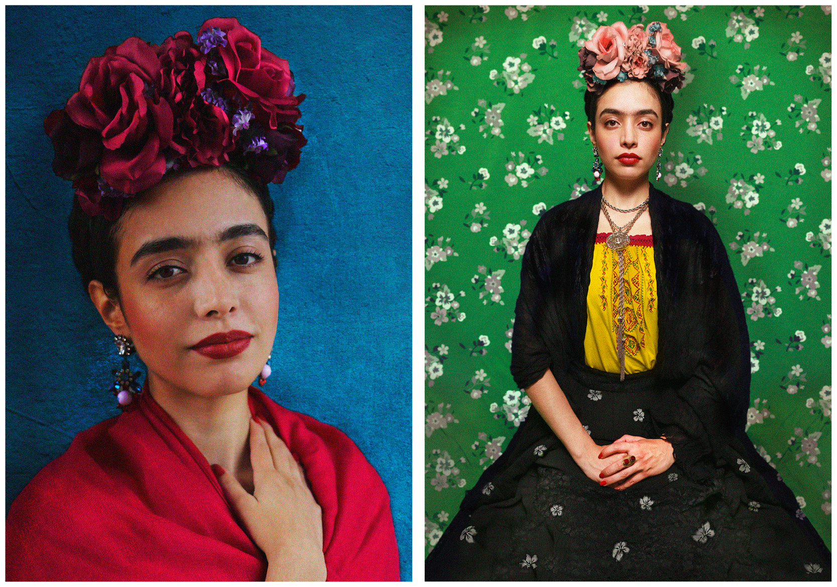 Final recreated photos of Frida Kahlo