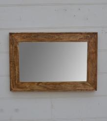SOLID WOOD RECTANGULAR FRAME & MIRROR