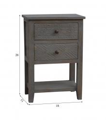 SOLID WOOD END TABLE SIDE TABLE
