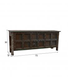 RECLAIMED & REPURPOSED WOOD CONSOLE / SOFA TABLE 