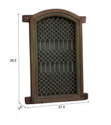SOLID WOOD & IRON DOOR