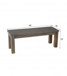 SOLID WOOD BENCH