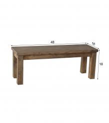 SOLID WOOD BENCH