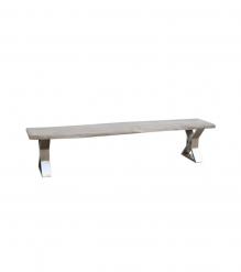 LIVE EDGE SOLID ACACIA WOOD BENCH