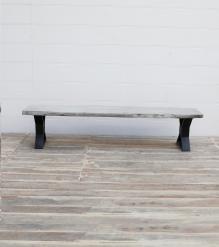 LIVE EDGE SOLID ACACIA WOOD BENCH