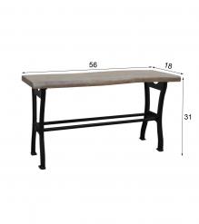 LIVE EDGE SOLID ACACIA CONSOLE / SOFA TABLE
