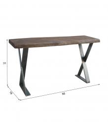 LIVE EDGE SOLID ACACIA CONSOLE / SOFA TABLE