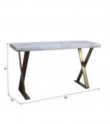 LIVE EDGE SOLID ACACIA CONSOLE / SOFA TABLE