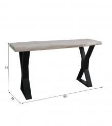 LIVE EDGE SOLID ACACIA CONSOLE / SOFA TABLE