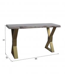 LIVE EDGE SOLID ACACIA CONSOLE / SOFA TABLE