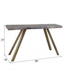 LIVE EDGE SOLID ACACIA CONSOLE / SOFA TABLE