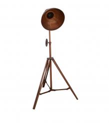 METAL TRIPOD ADJUSTABLE HEIGHT FLOOR LAMP