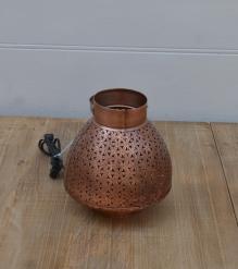 MOROCCAN STYLE METAL LATTICE TABLE LAMP