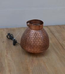MOROCCAN STYLE METAL LATTICE TABLE LAMP