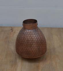 MOROCCAN STYLE METAL LATTICE TABLE LAMP