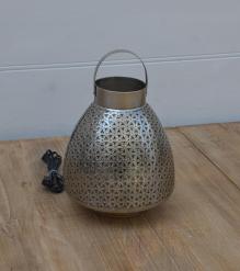 MOROCCAN STYLE METAL LATTICE TABLE LAMP