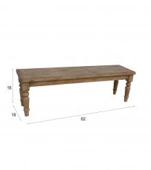 SOLID WOOD BENCH