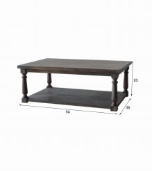 SOLID WOOD COFFEE TABLE - XL