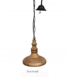 Wooden Hanging Pendant Light