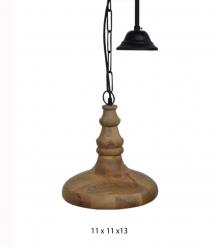 Wooden Hanging Pendant Light