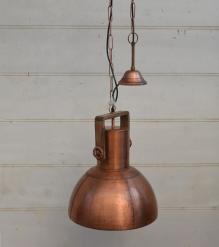 HANGING IRON + WOOD PENDANT LIGHT