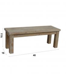SOLID WOOD BENCH
