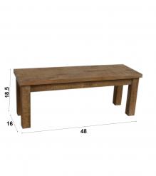 SOLID WOOD BENCH