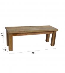 SOLID WOOD BENCH