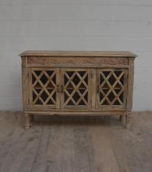 HAND CARVED SOLID WOOD SIDEBOARD