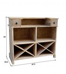 SOLID WOOD COUNTER BAR