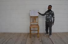 Bar wood stool