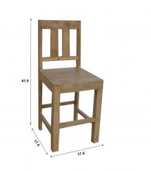 Bar wood stool
