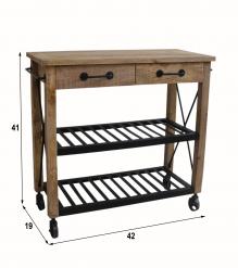 WOODEN BAR COUNTER 