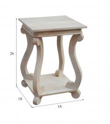 SOLID WOOD END TABLE SIDE TABLE