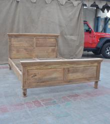 SOLID WOOD KING BED