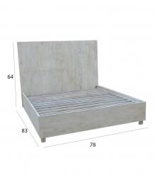 SOLID WOOD King Bed