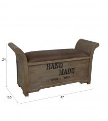 UPHOLSTERED STORAGE BENCH TRUNK