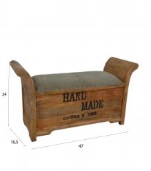 UPHOLSTERED STORAGE BENCH TRUNK