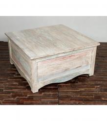 SOLID RECLAIMED WOOD COFFEE TABLE W/ STORAGE