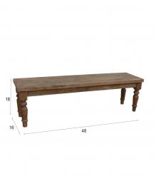 SOLID WOOD BENCH