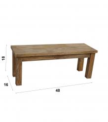 SOLID WOOD BENCH
