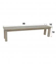 SOLID WOOD BENCH